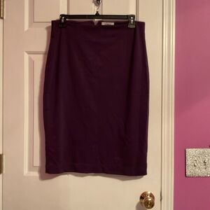 Chic Purple Pencil Skirt for Women